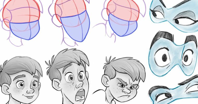 How to draw Expressions by Mitch Leeuwe