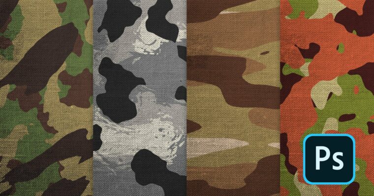 How To Create Custom Camouflage Patterns in Photoshop