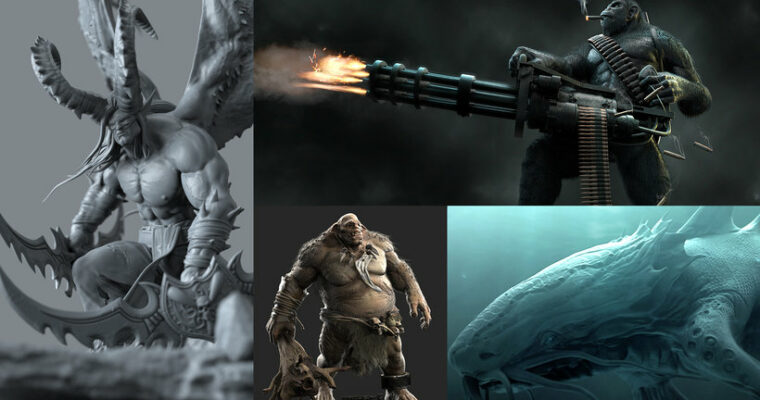 Digital Sculpture of Fantastic Creatures with ZBrush (Spanish, Multisub)