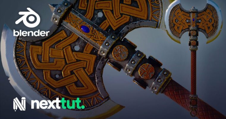 Making a Fantasy Axe in Blender by Nexttut Making a Fantasy Axe in Blender by Nexttut