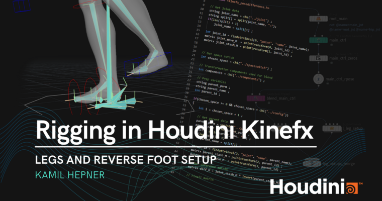 Rigging in Houdini Kinefx with Kamil Hepner