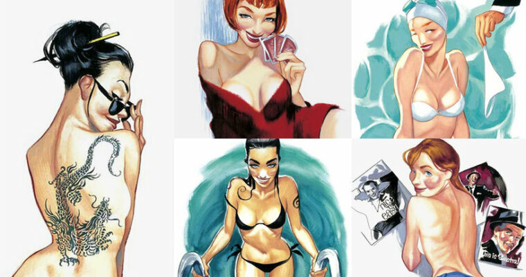 Illustration of a Pin-Up with Traditional Techniques (Spanish, Multisub)