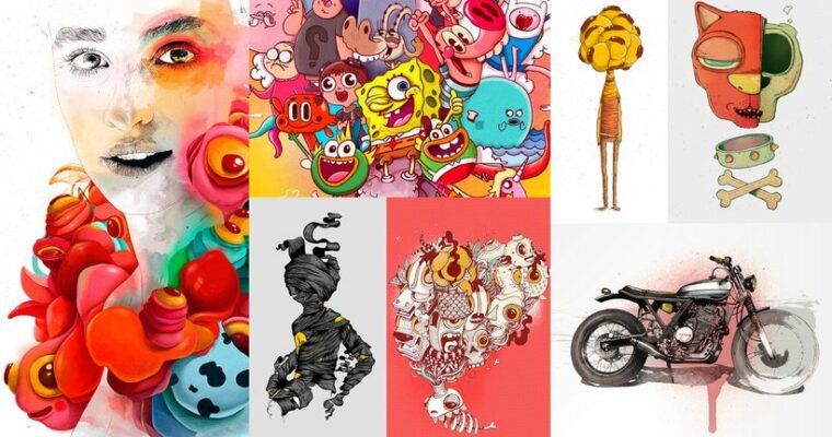 Express illustration for press with Photoshop (Spanish, Multisub)