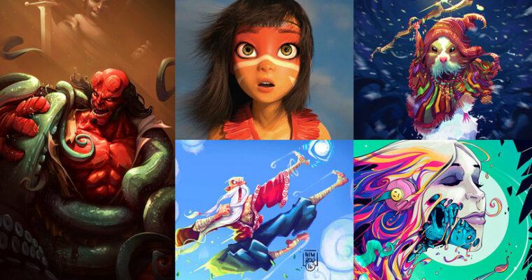 Fantasy and Science Fiction Digital Illustration (Spanish, Multisub)