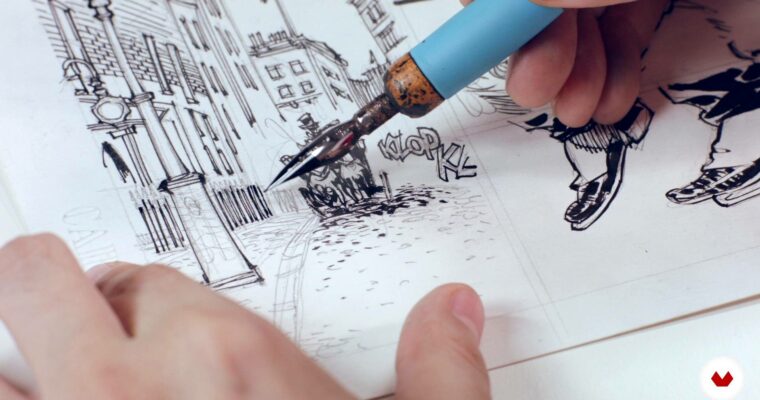 Inking Techniques for Comics and Illustration (Spanish, Multisub)