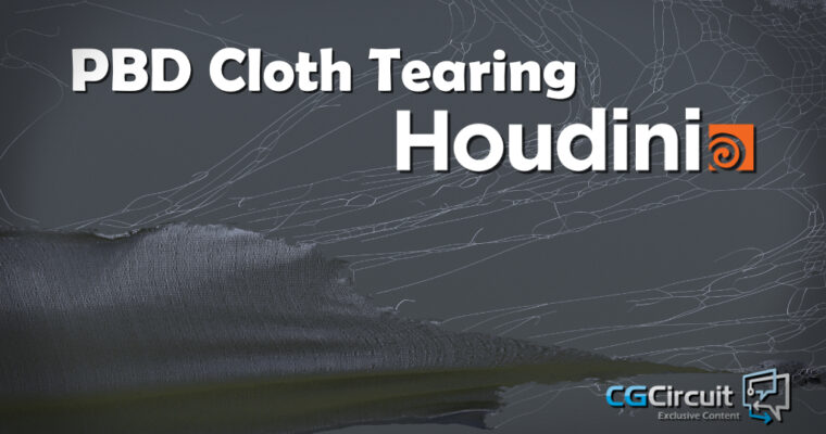 PBD Cloth Tearing in Houdini