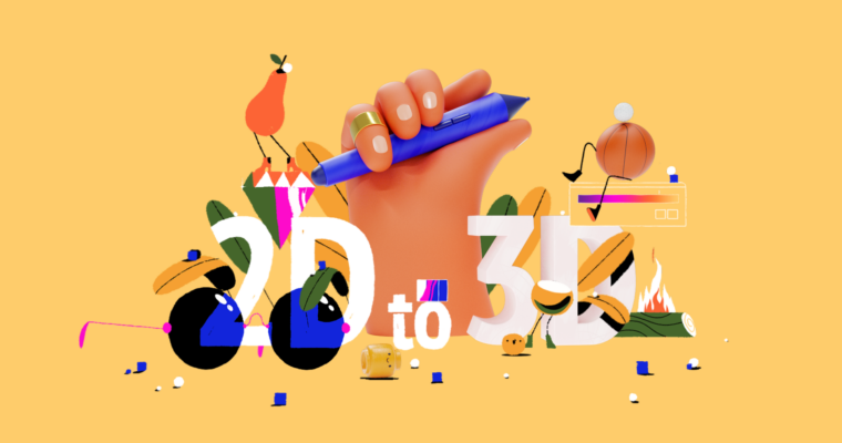 2D to 3D with Cinema 4D