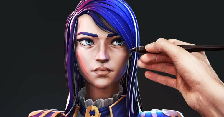 Caitlyn – Character Creation in Blender (NEW) by YanSculpts