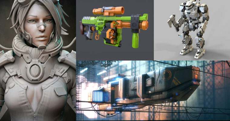 Introduction to Hard Surface Modeling (Spanish, Multisub)