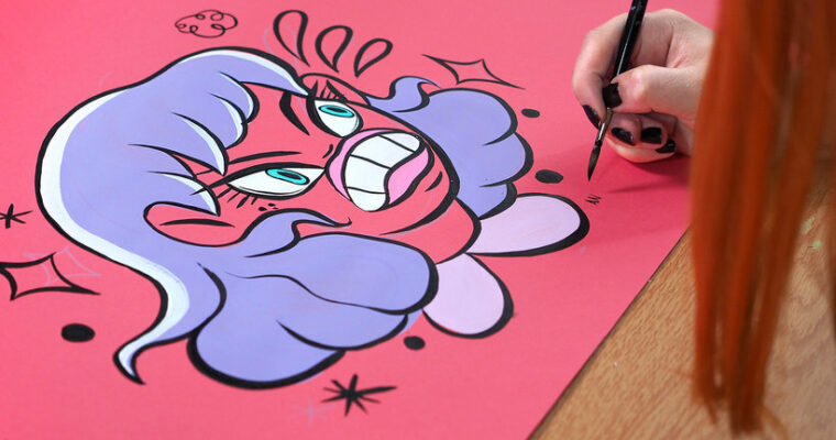 Introduction to Illustration of Characters with Gouache and India Ink (Spanish, Multisub)