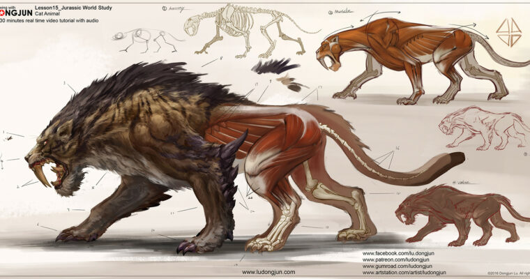 Lesson15 – Jurrasic World Study by Lu Dongjun