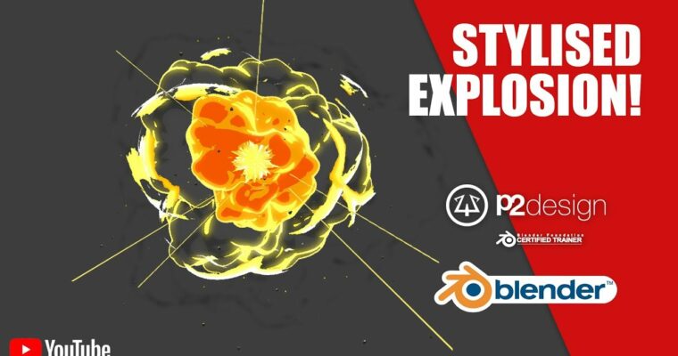 Stylised Explosion – Blender Tutorial by p2design