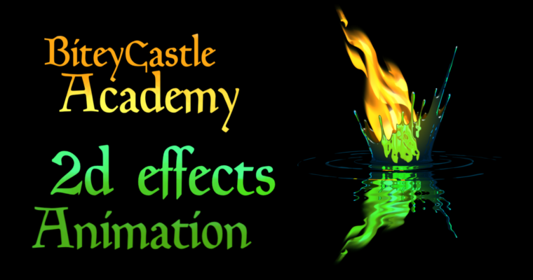 BiteyCastle Academy 2dFX Animation Course by Adam Phillips aka chluaid