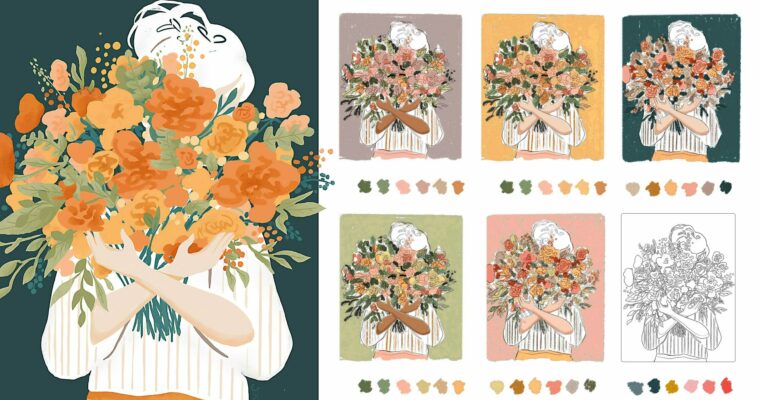 Color Palettes in Procreate – Find Your Unique Illustration Color Style by Iva Mikles