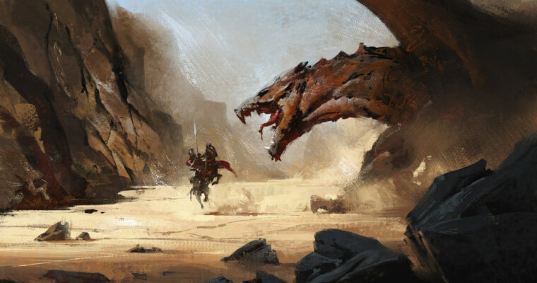 Desert Dragon Demo by Greg Rutkowski