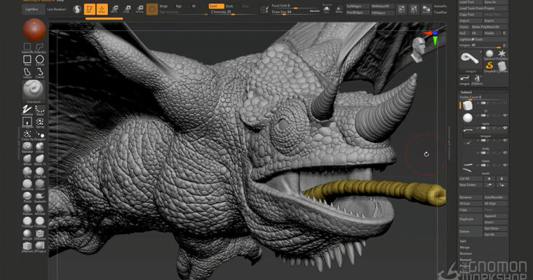 Designing & Modeling a Creature with Scales – Creating Production-Ready Assets for VFX using Zbrush & Maya with Dan Weiss