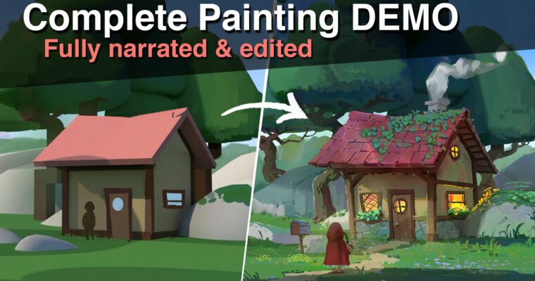 Florian Coudray – Essential brush pack for painters + Demo & Tutorial