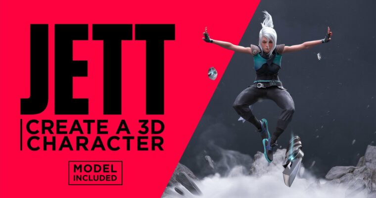 Jett – Create a 3D character by wooper