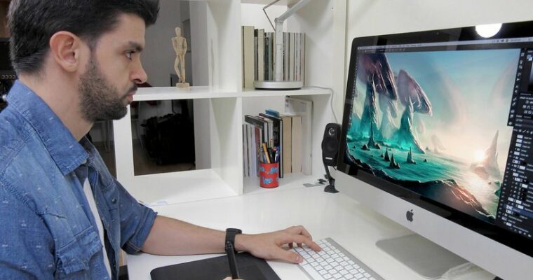 Matte Painting Creating Photorealistic Worlds (Spanish, Multisub)