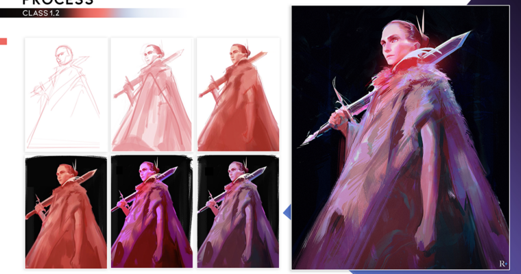Digital Art Bootcamp – Concept Illustration From Reference – Costume & Characters by Ross Draws (Wizard Tier, Bootcamp 1.2)