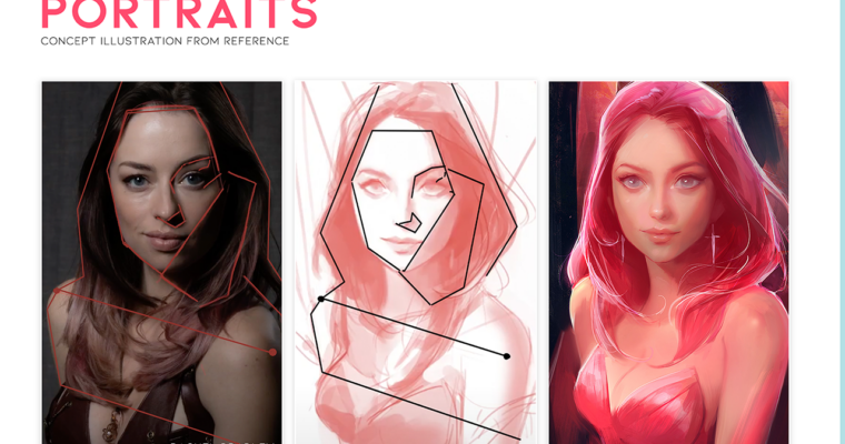 Digital Art Bootcamp – Concept Illustration From Reference – Portraits by Ross Draws (Wizard Tier, Bootcamp 1.1)