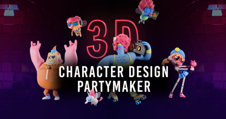 3D Character Design Partymaker