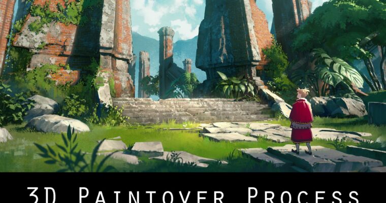 3D Painting Process by Cullen Cole