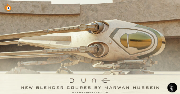 BLENDER – Creating the Dune Ornithopter from start to finish