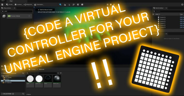 Create a Virtual Controller for your Unreal Engine project