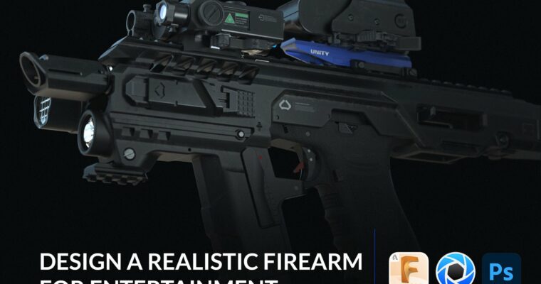 Design a realistic firearm for entertainment by Daniele Trevisan
