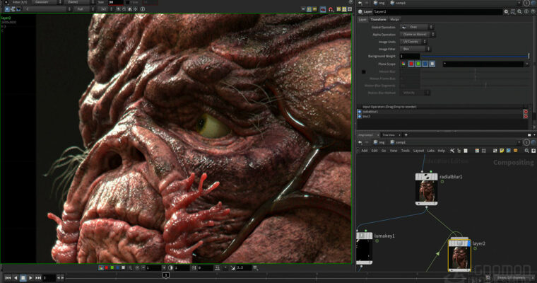 Designing & Creating a Creature Bust – From 2d Concept to Final 3d Asset with Pascal Raimbault