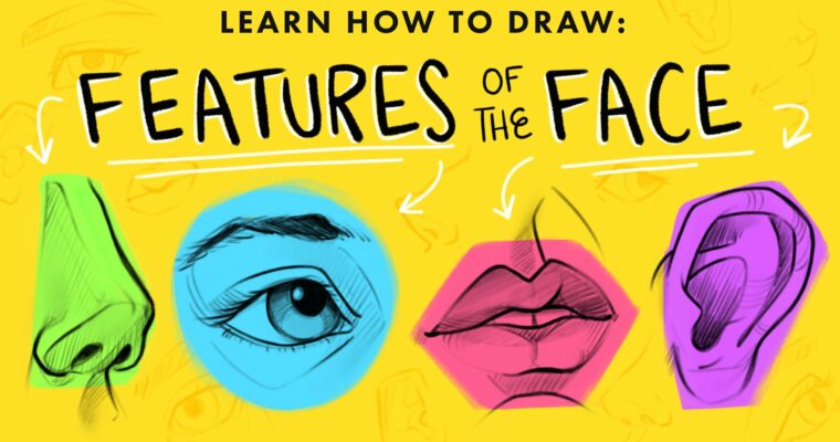 Learn How to Draw – Features of the Face by Melissa De Nobrega