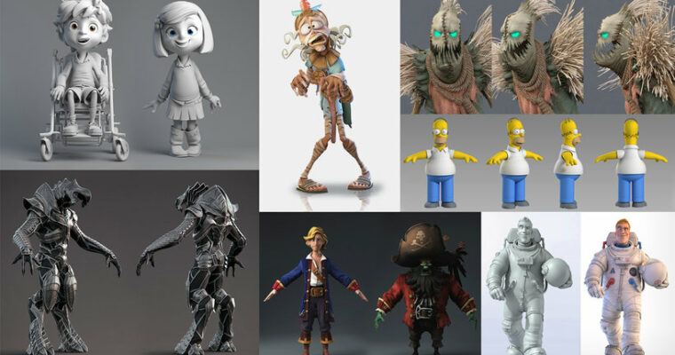 Professional Modelling of 3D Cartoon Characters (Spanish, Multisub)