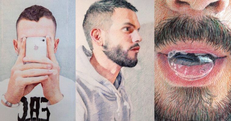 Realistic illustration with coloured pens (Spanish, Multisub)