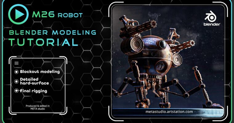 Robot modeling tutorial by Meta Studio