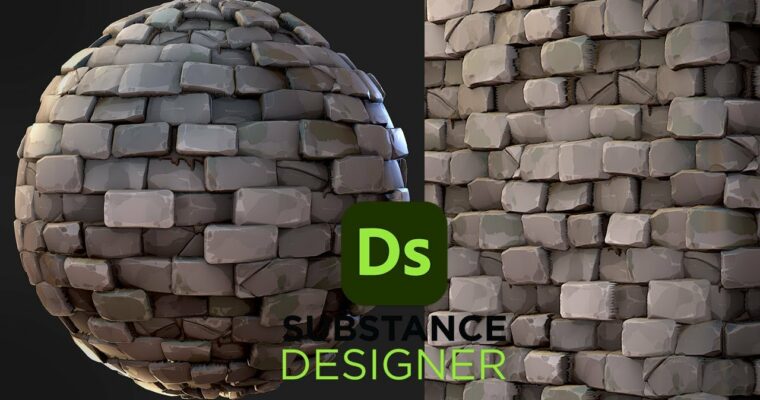 Stylized Bricks – Substance 3D Designer