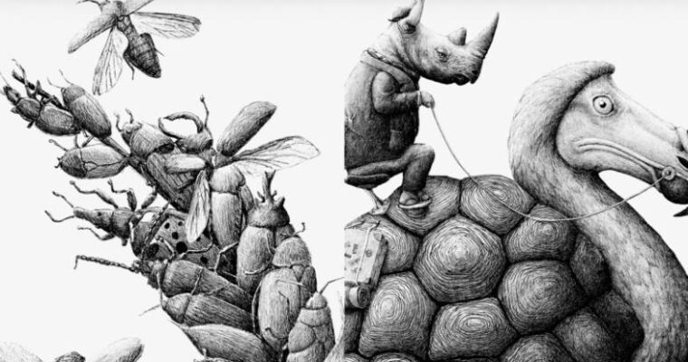 Surrealistic Fineliner Illustration