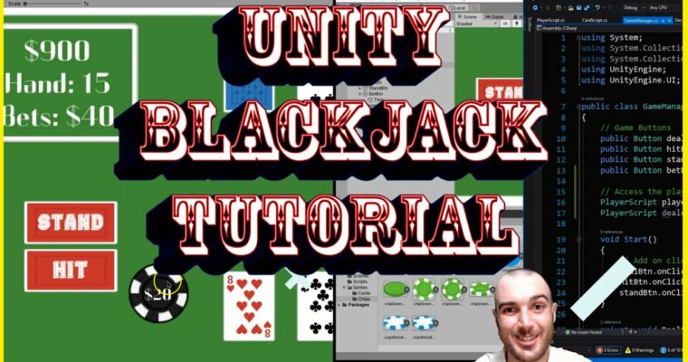 Unity Game Tutorial Black Jack – Card Game