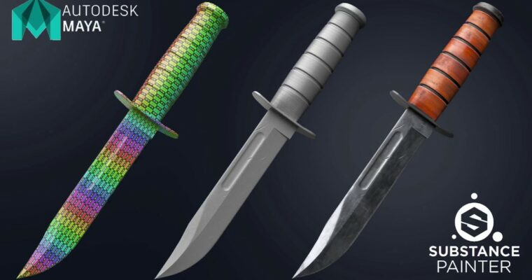 Video Game Weapon Course : Modeling / Substance Painter 2