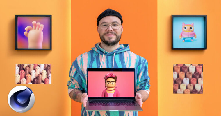 3D Self-Portrait Creation for Social Media in Cinema 4D