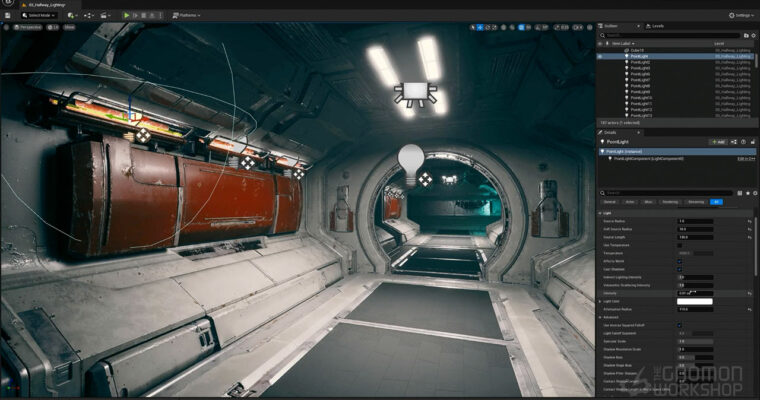 Creating A Sci-fi Hallway In Unreal Engine 5
