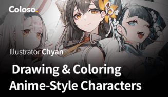 Drawing & Coloring Anime-Style Characters by Chyan (Korean, Eng sub)