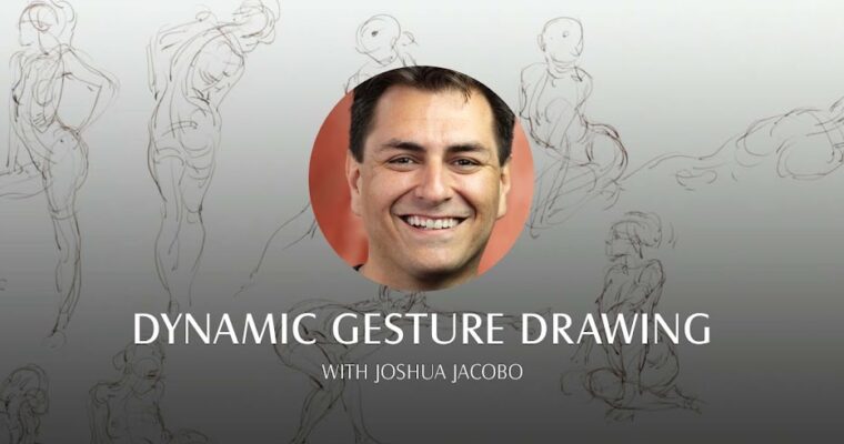 Dynamic Gesture Drawing with Joshua Jacobo (Live Class, +Reference, +Assignments)
