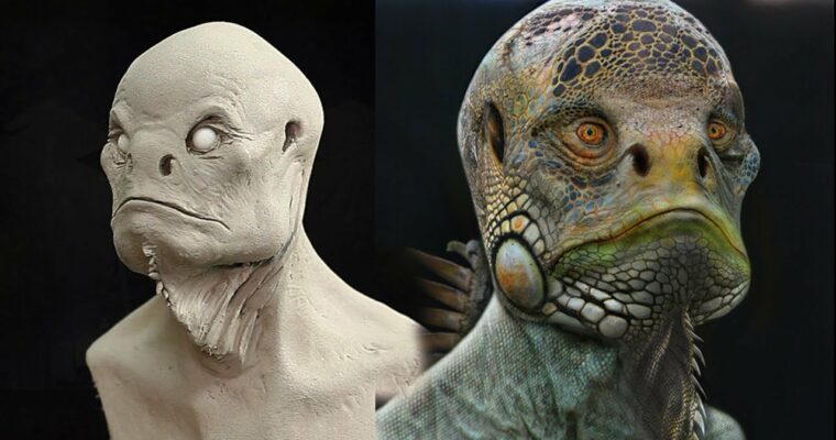 How to Design Creatures – Sculpture to Photoshop