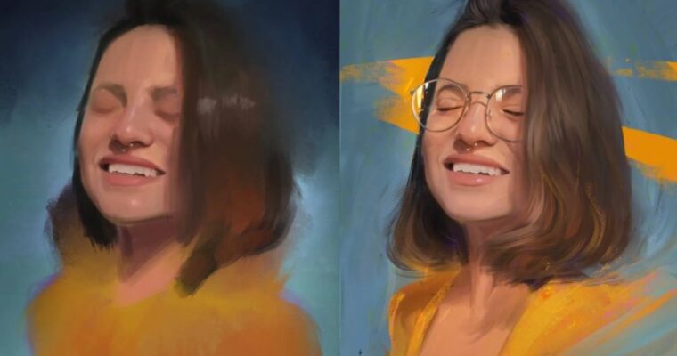 Painting Portraits with an iPad – Digital Drawing Course Using Procreate
