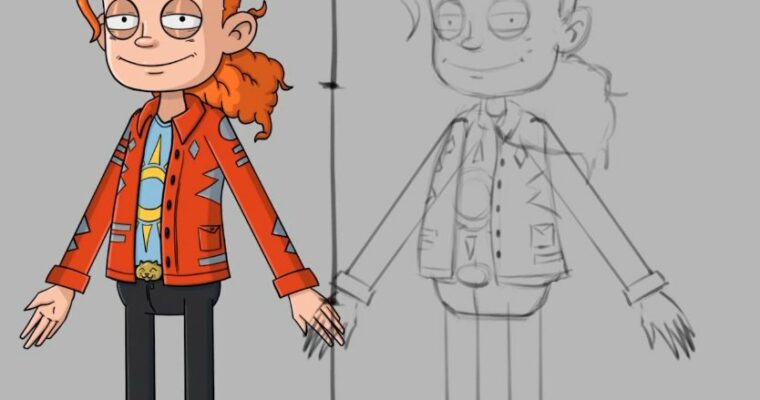 Sketch a Cartoon Character