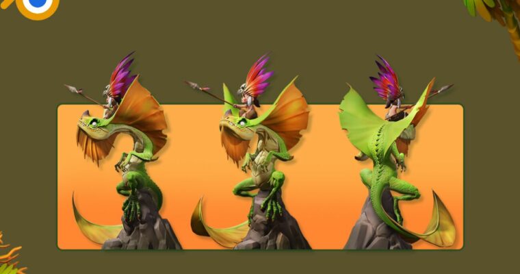Dragon Rider 3D cartoon character in Blender course