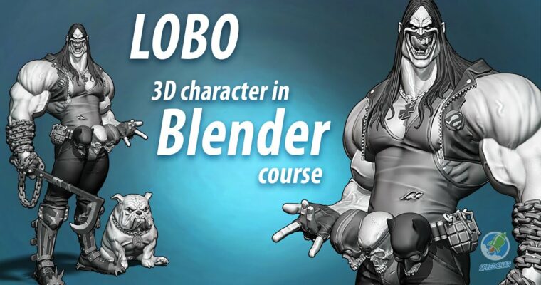 Lobo - 3D character in Blender course by Nikolay Naydenov
