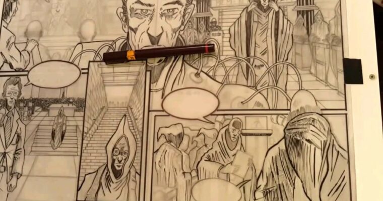 Penciling and Inking for Comics