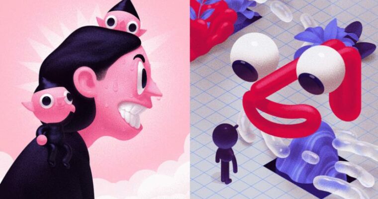 Playful Animated Character Design with Cinema 4D